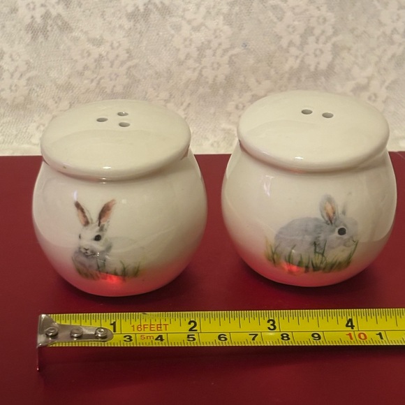 Charming Rabbit Salt and Pepper Shakers - Picture 7 of 10